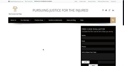 Desktop Screenshot of integrityforjustice.com